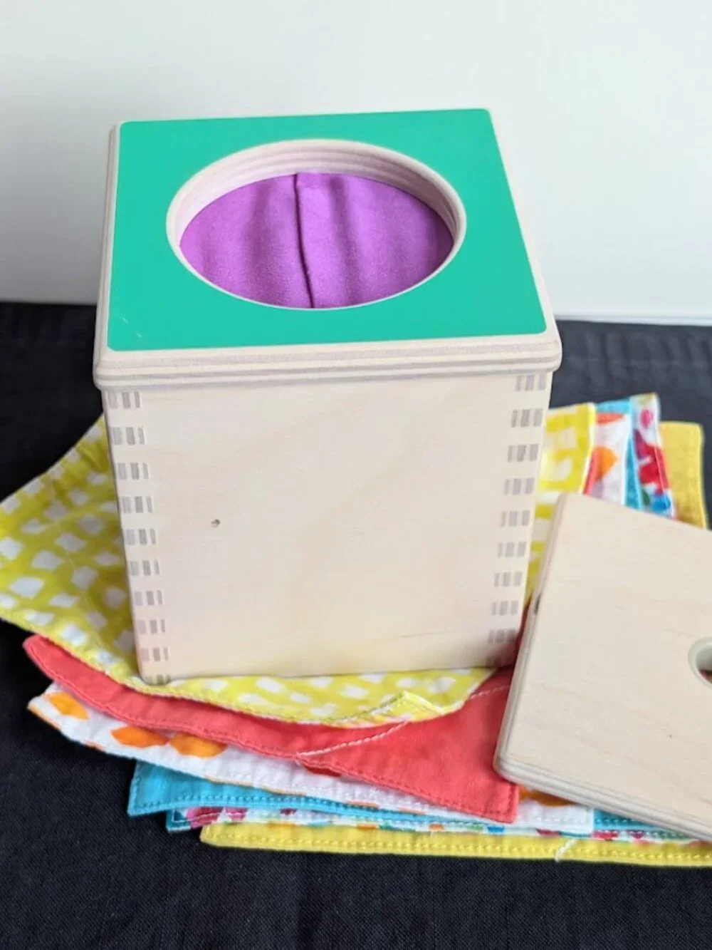 Lovevery Wood Magic tissue box The Senser Play Kit